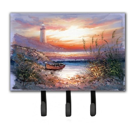 Carolines Treasures Lighthouse Scene with Boat Leash or Key Holder APH4130TH68
